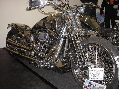 IMOT 2008, Custombike aus Metall