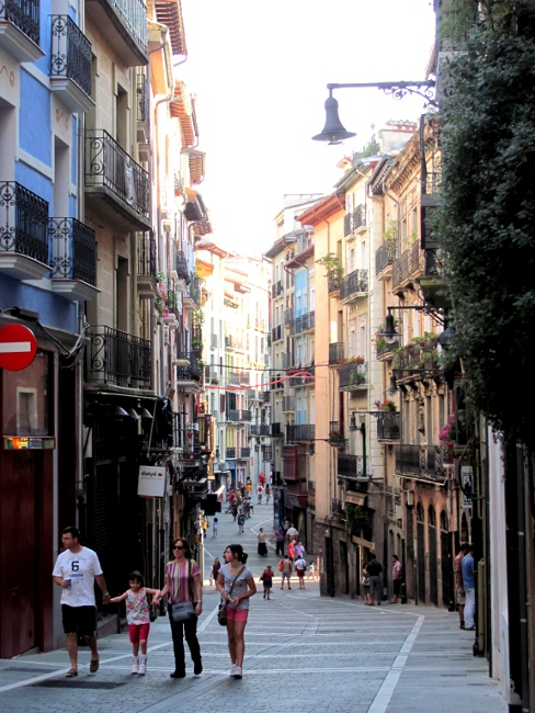 Spanien, Pamplona, Altstadt, Gasse