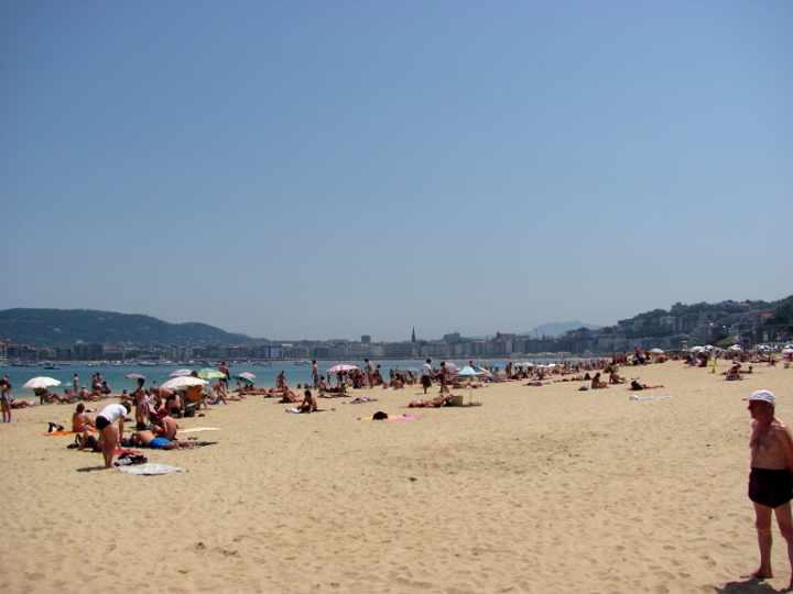 Spanien, San Sebastian, Strand