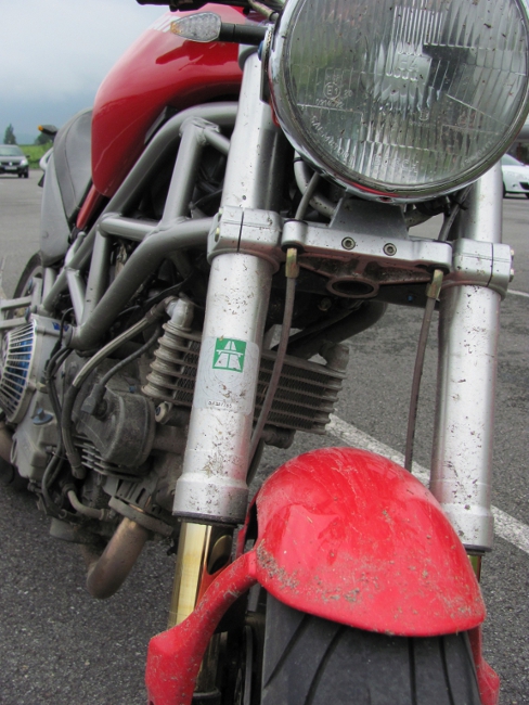 Ducati Monster schmutzig