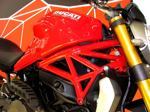 Ducati Monster 1200 S Detailaufnahme Rahmen