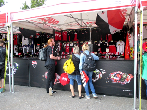 MotoGP 2014 Sachsenring - Shopping
