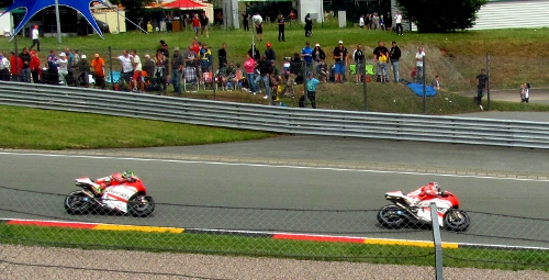 MotoGP 2014 Sachsenring - Dovizioso und Crutchlow
