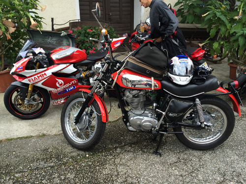 Ducati-Treffen Thal 2015, Oldtimer vs. Panigale 1299 R